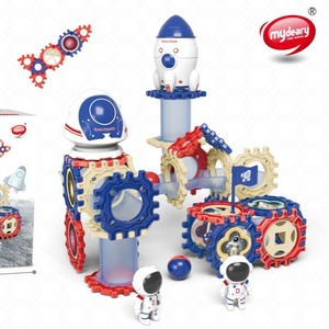 DIY STEM Bloques de construcción educativos <span class=keywords><strong>Marble</strong></span> Run Maze Race Track Juguetes Space <span class=keywords><strong>Building</strong></span> <span class=keywords><strong>Blocks</strong></span> Set - Product Image 1