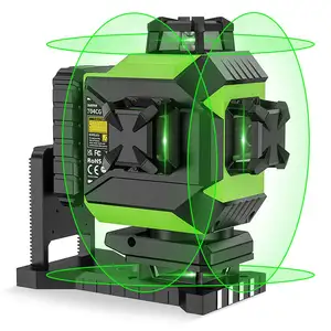 Huepar 704CG Digital 4D 16-Line Laser Level 360 Rotating Selfleveling Green Factory Suppliers