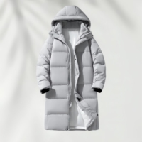 Nouvelle Collection Hiver – Doudoune Unisexe à Capuche Épaisse et Chaude, Style Décontracté et Tendance