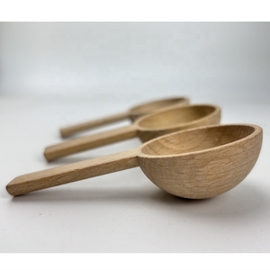 Precio barato Nueva cuchara medidora Utensilio Cucharas Bambú Madera Café Té Polvo Cuchara - Product Image 1