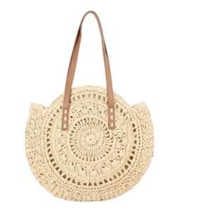 Boho Artistic Handmade Summer Beach Round Rattan <b>Straw</b> <b>Bags</b> for Women Beach <b>Bags</b> Direct From Indian Supplier - Product Image 1
