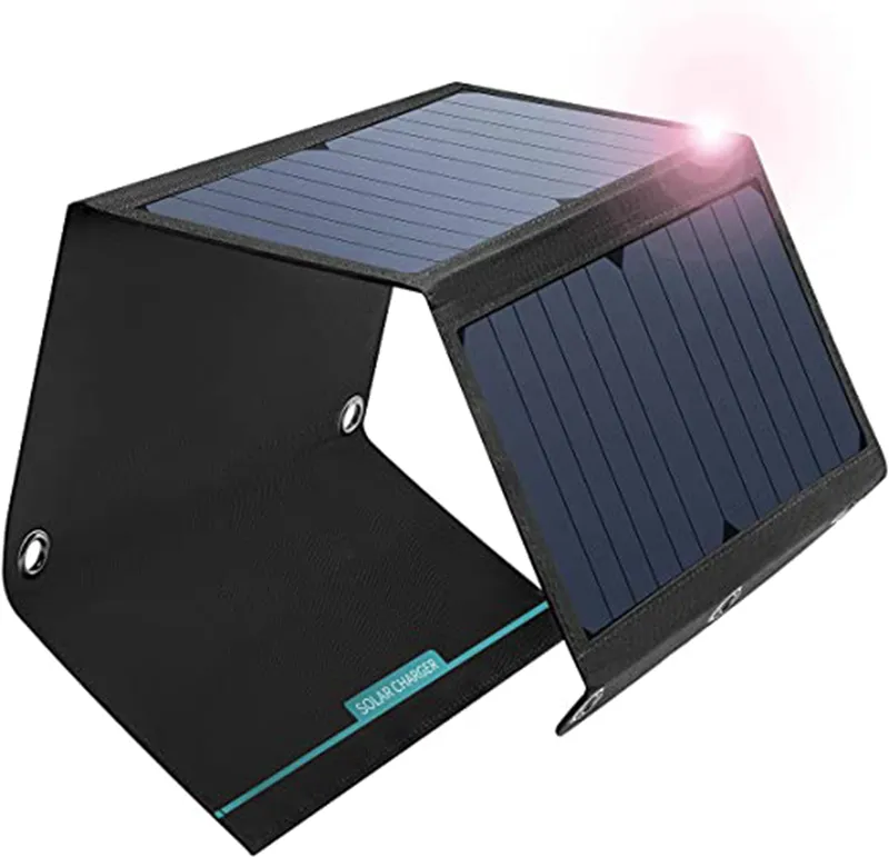 Panneau solaire portable 21W nouveau design 2023 pour le camping en plein air approvisionnement adéquat en vente directe en usine