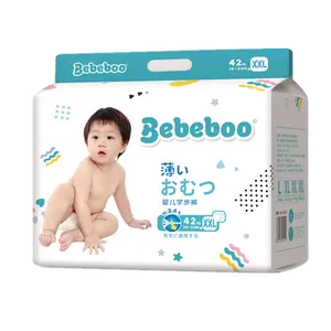 Pañales de bambú mimados para bebés OEM Premium Prevención de fugas Pañales de bebé desechables biodegradables de alta calidad de grado A a granel