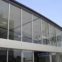 Moderne Regenwasserabweisende Selbstreinigende Glasgeländer Hydrophile Beschichtung 8mm Klarglas für Treppen Hotel Schwimmbad