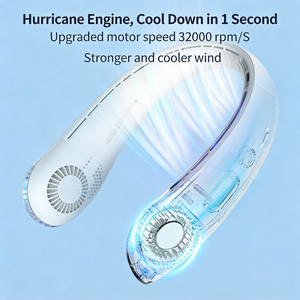 Low Noise Wearable <b>Neck</b> <b>Fan</b> USB Charging 3 Speed Mini Cooling <b>Fan</b> Portable Cooling Bladeless <b>Neck</b> <b>Fan</b> for Outdoor - Product Image 2