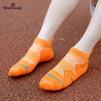 Bioserica Era Chaussettes de sport à la cheville Performance Tech pour homme coupe basse avec logo réflecteur rembourré et respirant anti-odeur pour la course à pied