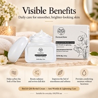 Crème Visage Revitalisante au Coenzyme Q10 Fermenté BioLift Raffermissante Anti-Âge Lissante Anti-Rides Éclaircissante Renouvellement Cutané Hydratante