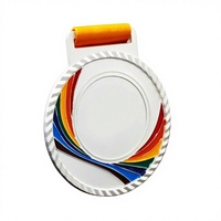 Venta Directa de Fábrica, Medalla Europea Personalizada de Metal Negro Chapada en Oro para Rosa, con Cinta Roja y Blanca, Regalo Promocional con Temática Deportiva