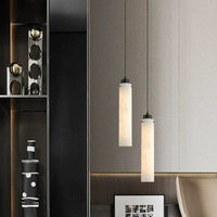 Ventes directes d'usine Moderne Simple Lumière De Luxe En Marbre Naturel Lustre Nordique Restaurant bar Designer Chambre Lampe De Chevet