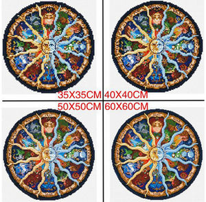 Dimensioni personalizzate che suonano musica angelo per bambini pittura con diamanti per soggiorno decorazione con pittura a diamante - Product Image 5