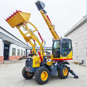 รถตักขนาดเล็กแบบขับเคลื่อนสี่ล้อ พร้อมหัวขุดดินแบบแบคโฮ - Product Image 2