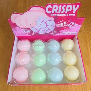 ลูกบอลบีบมินต์ช็อกโกแลตมัทฉะสีดำกรอบๆ ทำมือ ขายส่ง บรรเทาความเครียด เสียงบีบดังฟินๆ - Product Image 3
