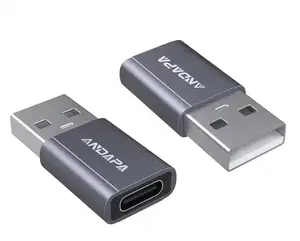 1 מדגם בסדר usb סוג c נקבה כדי usb מתאם ממיר מטען זכר עבור iPhone 14 13 12 11 גלקסיה samsung