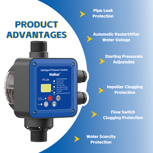 하이툰 광범위 전압 110-240V 압력 조절 자동 압력 제어 스위치 압력 센서 포함 - Product Image 2