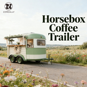 Remorque de restauration mobile Horse Box au design accrocheur, cuisine mobile, extérieur attrayant, attirant les clients, remorque de concession et de traiteur - Product Image 6
