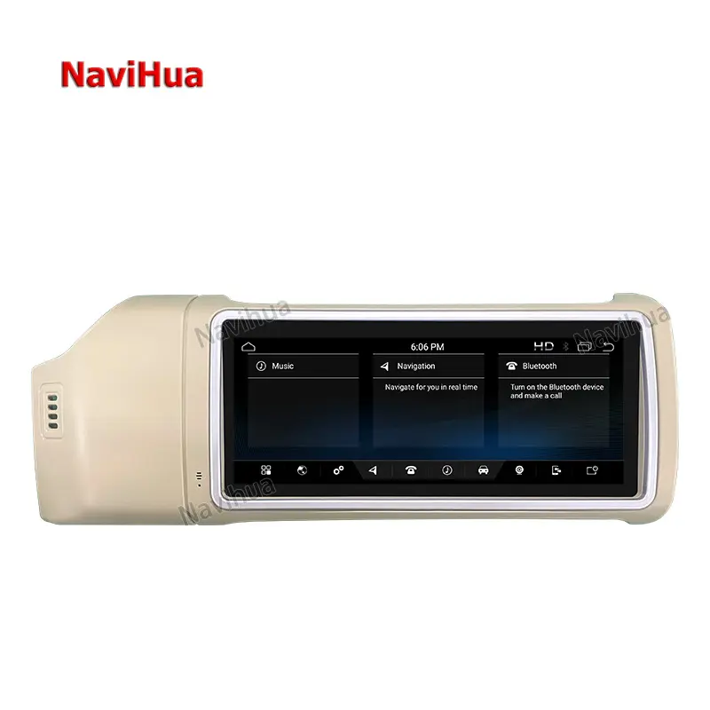 Navihua 12.3 inch android 9.0 car dvd player stereo radio video gps navigation system for Range rover vogue with carplay