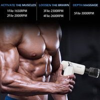 2025 Venta caliente calefacción refrigeración compresa mini portátil inalámbrico fascial profundo vibrador pistola de masaje térmico