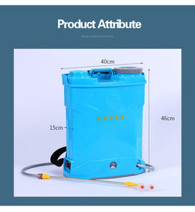 Pulverizador Eléctrico de Mochila de 16L, Pulverizador de Plástico para Pesticidas, Control de Plagas Agrícolas - Product Image 3