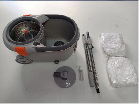 Nhà Máy Sợi Nhỏ Lau Với Dễ Dàng Làm Sạch Xoay Quay 360 Xoay Sạch Sàn Quay Ma Thuật Thép Xô - Product Image 6