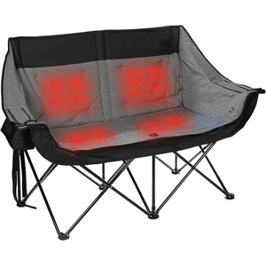 Chaise double pliante surdimensionnée siège d'amour portable robuste - Product Image 6