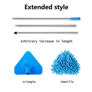 Manufacturers Direct Microfiber <strong>Triangle</strong> <strong>Mops</strong> Use Cleaning Telescopic Handle <strong>Triangle</strong> Chenille Corner Cleaning <strong>Mop</strong> - Product Image 6