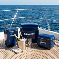 Glacière intelligente Lulu Cooler 6L, finition laquée brillante, style tendance, avec bandoulière, pour canettes, boissons et bière