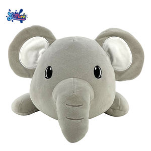 Cuscino aderente di peluche appesantito con elefante personalizzato - Product Image 3