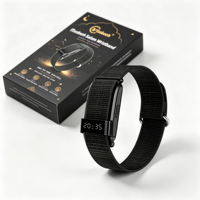 Bracelet de prière musulman islamique Zikr, bracelet de comptage Tasbeeh, suivi de la fréquence cardiaque, de l'oxygène sanguin, du sommeil, de la santé, alarme Qibla Azan