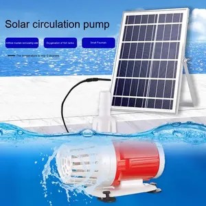 Bomba Sumergible Solar, Sistema de Flujo de Agua Eléctrico Autocirculante para Exteriores, Bomba de Filtración para Estanques de Peces de Corriente Continua - Product Image 3