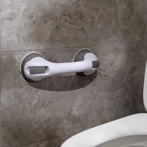 Barre d'appui à ventouse gris-vert en plastique pour salle de bain et baignoire – Support de sécurité - Product Image 3
