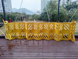 Expandable Moveable Road Safety Construction Barricade Safety <strong>Barrier</strong> with Wheel - Product Image 5