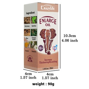 Huile sexuelle à base d'eau pour hommes, soin corporel pour adultes, hydratante, pour l'agrandissement sexuel masculin, 60g, vente chaude - Product Image 2