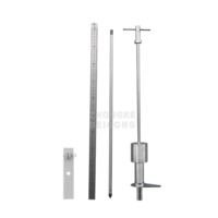 Appareil d'essai du sol DCP 8kg pénétromètre à cône dynamique avec boîte en alliage d'aluminium