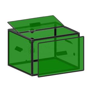 Fenêtres acryliques de sécurité de laser d'EN12254 PMMA pour l'échantillon 10x10cm de Protection de découpeuse de laser de fibre - Product Image 4