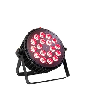 2025 nouveau Hengyu Led scène lumière 18x18w Rgbaw Uv aluminium Dmx512 Led Par lumière pour événement de mariage <span class=keywords><strong>Par64</strong></span> - Product Image 3