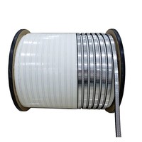 Barre d'isolation flexible en caoutchouc butyle 14A, pliable, en aluminium, pour bande latérale isolante