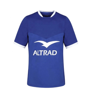 Maillot de <span class=keywords><strong>Rugby</strong></span> Coq Français Domicile et Extérieur T-shirt Polo à Manches Courtes Vêtements de <span class=keywords><strong>Rugby</strong></span> Hommes <span class=keywords><strong>France</strong></span> - Product Image 2