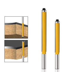 Highquality Flush Trim Router Bit Long Routing <b>Cutters</b> with Bearings for Woodworking Bits Grooving Blades - Product Image 3