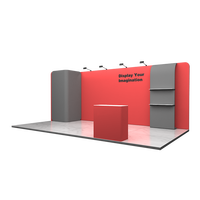 Support de stand d'affichage modulaire portatif fait sur commande de salon commercial de 10x20ft