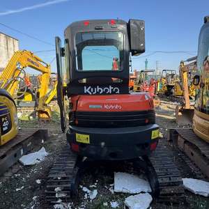 Miniexcavadora usada de importación original Kubota U35 3.5ton excavadora de orugas de segunda mano - Product Image 6