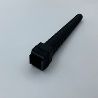 Presse-étoupe étanche IP68 pour câble à fibre optique fileté avec entrée souple à soufflet pour réseau FTTH extérieur 5G, garantie 5 ans