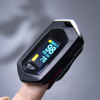 Oxymètre de pouls rechargeable à porter sur le doigt ; Oxymètre de pouls de qualité export ; Moniteur de fréquence cardiaque et d'oxygène sanguin ; Appareil d'oxygénothérapie