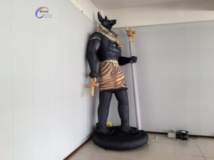 Ancienne Égypte Statue gonflable Anubis Impression <span class=keywords><strong>numérique</strong></span> Fournitures <span class=keywords><strong>de</strong></span> fête pour événement - Product Image 6