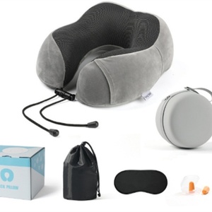 Almohada de Viaje en Forma de U de Espuma Viscoelástica, Almohada Cervical para la Oficina, en Oferta - Product Image 3