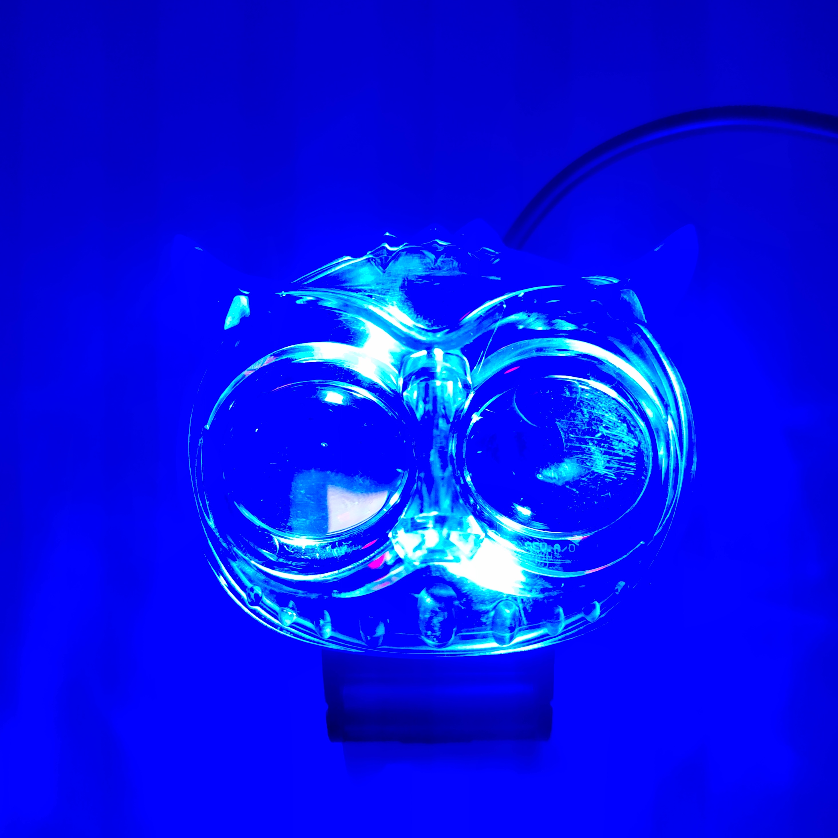 Flashing RGB+white light