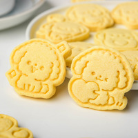 Moule à biscuits 3D en plastique pour fondant, emporte-pièce personnalisé pour chiens, tampon à embosser pour la pâtisserie