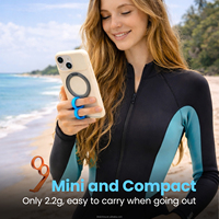 Support de téléphone portable compact et flexible à rotation 360°, cadeaux promotionnels d'entreprise personnalisés