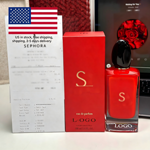 En stock dans l'entrepôt américain, livraison gratuite en 2 à 5 jours, parfum pour femmes EDP floral fruité en flacon rouge, 100 ml - Product Image 1