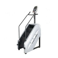 Machine d'escalade d'escalier électrique commerciale, équipement de fitness de gym pliable en acier inoxydable