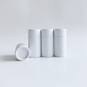 Tubes en papier recyclables écologiques personnalisables emboutissant à la main pour déodorant rouge à lèvres baume à lèvres - Product Image 1